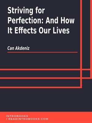cover image of Striving for Perfection
